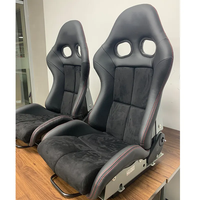 Siège sport GZYLC pour RECARO Pole Position pour voitures de course General Motors, cadre stable en fibre de verre brillante et carbone, voitures modifiées