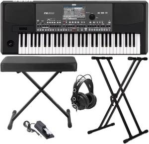 คีย์บอร์ด <span class=keywords><strong>Korg</strong></span> PA600 รุ่นดั้งเดิม 61 คีย์ สำหรับมืออาชีพ พร้อมชุดอุปกรณ์เสริม |   ประกอบด้วยม้านั่ง แป้นเหยียบซัสเทน และอุปกรณ์เสริม - Product Image 4
