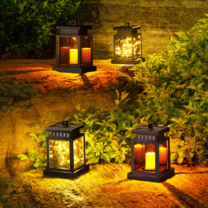 Luces Solares para Jardín, Faroles LED Colgantes para Exteriores, Resistentes al Agua, Luces Decorativas para Patio con Energía Solar - Product Image 1