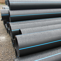 Tuyau flexible en polyéthylène haute densité (HDPE) noir de 3 pouces et 5 pouces pour l'approvisionnement en eau, l'irrigation agricole et les applications industrielles