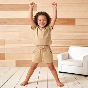 Nuovi Colori, Comoda e Carina Maglietta per Neonati in Cotone Organico Tinta Unita, Top Estivo per Bambini - Product Image 2