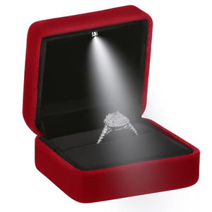Manufacturer's Hot Selling High-end LED <b>Lights</b>, Jewelry Spray Paint Jewelry Boxes, Ring Boxes, Velvet Necklace Packaging Boxes - Product Image 1