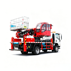 Camión con Plataforma de Trabajo Aérea de 32 m, Chasis de Camión Ligero Isuzu 4x4, Operación Ágil, Elevador de Cesta Pequeño para Reparación de Instalaciones Urbanas - Product Image 3
