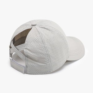 Casquette de baseball pour femme avec ouverture pour queue de cheval, chapeau de <span class=keywords><strong>soleil</strong></span> <span class=keywords><strong>d</strong></span>'été respirant à séchage rapide en maille douce avec trou ajustable pour queue de cheval - Product Image 2