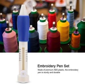 Kit de stylos de broderie <span class=keywords><strong>Punch</strong></span> <span class=keywords><strong>Needle</strong></span> DIY en gros, outils de tricot et de crochet, aiguilles à poinçonner pour broderie sur carte blister - Product Image 4