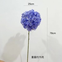 Bunga Hydrangea Buatan Besar dan Indah untuk Dekorasi Rumah dan Pernikahan, Grosir Bunga Buatan, Bunga Hydrangea, Perlengkapan Fotografi