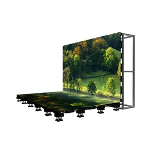 P2.5 P2.9 P3.91 Pantalla LED de interior interactiva para pista de baile Pista de baile de video LED para fiesta de Club Espectáculo de moda Pantalla de pista de baile