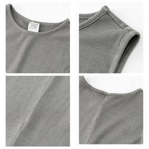 Vestido de <span class=keywords><strong>talla</strong></span> grande para mujer, vestido adelgazante de punto, Sexy, lavado ácido, Jupes para mujer, elegante vestido largo ajustado para mujer - Product Image 3