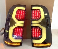 Feu Arrière LED Modifié GR Fumé Noir avec Contrôle APP RVB d'Usine pour Toyota Hilux Vigo 05-15