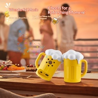 Nouveau haut-parleur sans fil portable mini de haute qualité en forme de tasse à bière, étanche IPX5.2 avec subwoofer