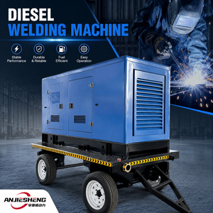 Machine de soudage laser mobile portable 50 kW 60 kW 100 kW sur remorque avec 4 postes, moteur Weichai, machine à souder, générateur diesel - Product Image 1