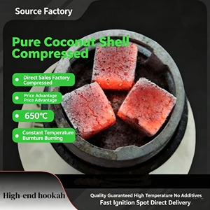 High-Quality Hookah Carbon Coconut Shell Activated Carbon 26mm Cube <strong>Briquettes</strong> Hard Ash for <strong>Night</strong> Club - Product Image 2