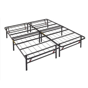 Estilo militar para salir, descanso para el almuerzo de <span class=keywords><strong>Metal</strong></span> portátil, plegable, para acampar, individual, para adultos, dormitorio, barandilla para ahorrar espacio, estante de almacenamiento - Product Image 3