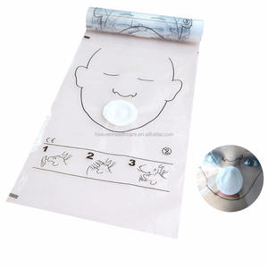 Visiera CPR maschera <span class=keywords><strong>in</strong></span> PVC PE <span class=keywords><strong>in</strong></span> rotolo copertura di addestramento di primo soccorso one way valore vision scudi - Product Image 2