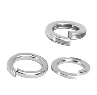 Rondelles de blocage à coin DIN127 Type B, extrémités carrées, à ressort, finition polie, en acier inoxydable, industrielles, 4 mm M6