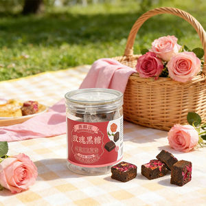 Sucre noir brun naturel à 100 %, granulés de sucre non raffiné, desserts, sans additifs, riche en minéraux, boîte de 200 g, Yanlinzhuang - Product Image 5