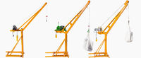800kg 1tonne 2 tonnes Mini grue mobile Rotation à 360 degrés Ascenseur extérieur Utilisé Condition Singe Propriété de levage
