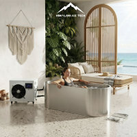 Bañera de Hidromasaje de Acero Inoxidable de Lujo para Spa, con Chorros de Masaje, para Recuperación Holística y Programas de Bienestar y Relajación
