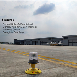 Éclairage de bordure de piste solaire pour aéroports conformes ICAO et FAA – Éclairage LED surélevé pour pistes aéroportuaires à prix avantageux - Product Image 2