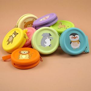 Custom Mini Silicone Zipper Closure Waterproof Eco-Friendly <b>Cute</b> Portable Wallet for Kids and Ladies Daily Use - Product Image 4