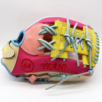 Aceptamos múltiples tipos web personalizados, guantes de cuero Kip de béisbol y softbol para deportes de Fielding