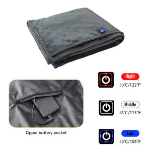 <span class=keywords><strong>Manta</strong></span> eléctrica de calefacción portátil lavable con carga USB, ajustable para invierno, 3 Ajustes de temperatura, chal ligero - Product Image 2