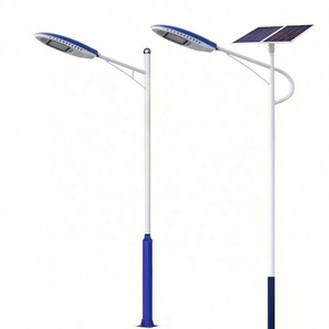 Farola Solar LED Ecológica de Alta Calidad, de 6 Metros, con Brazo Simple o Doble, de Aluminio, con Batería de 5 Años de Duración - Product Image 5