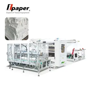 Tecido facial automático dobrar máquina v papel higiênico guardanapo fazendo máquina fornecedores