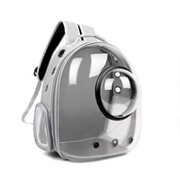 Space Capsule Sac à dos transparent Portable Respirant Grande Capacité Trois Sorties Pet Carriers Sac à dos pour Chats Chiots