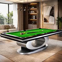 Mesa de Billar Profesional de Estilo Americano de Lujo Personalizada con Pizarra Premium para Casa, Club, Hotel y Bar