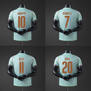<span class=keywords><strong>Maillot</strong></span> de football décontracté sans col brodé <span class=keywords><strong>France</strong></span> Extérieur Grade Joueur 26 – Maillots personnalisés - Product Image 3