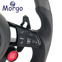 Accessoires de voitures pour Audi R8 A4 A5 A6 A7 RS3 RS6 RS7 C7 C8 B9 B9.5 S3 SQ5 Q3 Q7 Q8 Volant de direction en fibre de carbone mat personnalisé