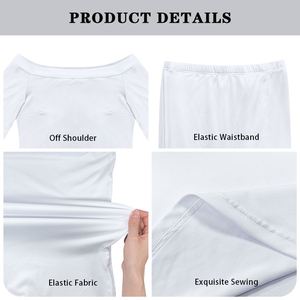 Cheap Samoan Puletasi Drop Shipping Products 2023 Polynesian Fijian Tapa Print Islander Style Dress Sets Cantidad mínima de pedido - Product Image 5