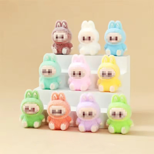 Búp bê đứng và ngồi dễ thương hình thú macaron, thú bông thỏ bất ngờ, hộp bí ẩn, túi bí mật, quà tặng trẻ em, đồ chơi - Product Image 4