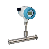 Débitmètre thermique de gaz avec capteur haute température pour la surveillance des gaz de combustion