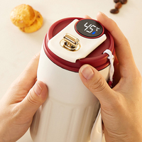 Affichage de la température LED intelligent, gobelet thermique à double paroi en acier inoxydable 316, logo personnalisé, mug à café thermique, boîte blanche en acier, logo personnalisé