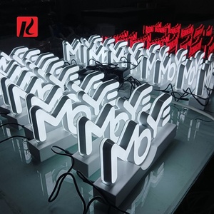 Tùy chỉnh bảng TOP LED hiển thị tên thương hiệu trong Nhà Biển Báo Kinh Doanh truy cập Acrylic thư miễn phí đứng dấu hiệu - Product Image 2