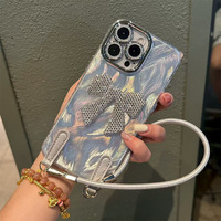 Coque de téléphone portable avec nœud papillon en argent pour iPhone 17 Pro Max Design de luxe Couverture iPhone pour femme pour 16 15 14 Résistant aux chutes