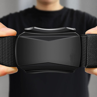 Ceinture tactique en nylon extensible résistante à l'usure pour hommes, idéale pour l'entraînement, l'escalade, la randonnée et la chasse