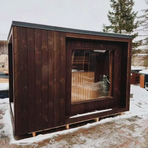 تخصيص عالية الجودة هيملوك 2 شخص ساونا فاخرة 3 شخص غرفة ساونا في الهواء الطلق - Product Image 6