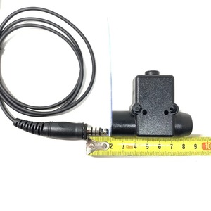 Casques en plastique sans bruit, 2 broches, noirs, PTT, pour radios Motorola Kenwood Baofeng, tactiques, spécialisés, sans fil - Product Image 5