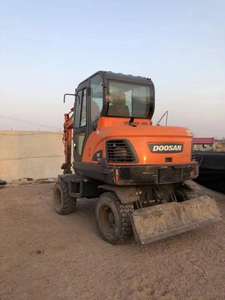 Excavadora de ruedas de marca KOREA DOOSAN DX60w Original de segunda mano usada de 6 toneladas de alta calidad y bajo precio para gran oferta - Product Image 4