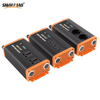 SHiOUMAO 12V 110V/220V DC'den AC'ye 800W Telefon Dizüstü Bilgisayar LED Araç İnvertörü Modifiye Sinüs Dalgası Çift Çakmak Girişli İnvertör