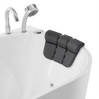 Ovale Intérieur SPA Massage Coin Moderne Baignoire À Remous Hydromassage Jet D'eau Acrylique Trempage Baignoire Autoportante
