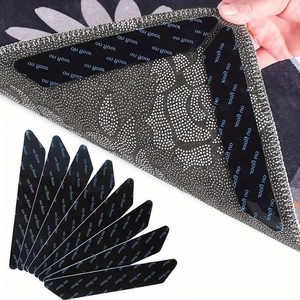 Ruban adhésif double face pour tapis, attaches pour tapis sur sols durs et tapis de moquette - Ruban de fixation pour tapis, adhésif puissant et amovible - Product Image 1