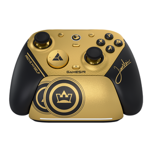 Manette de jeu sans fil Champion 8K Hz avec moteur de vibration et connexion à trois modes - Product Image 1