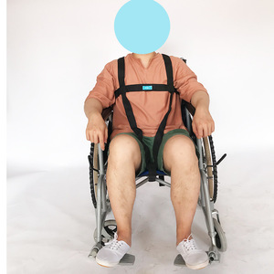 Correas de sujeción para silla de ruedas de 2,5 cm de ancho, soporte antideslizante para la parte superior del cuerpo, para el cuidado de personas mayores y asistencia de movilidad - Product Image 1