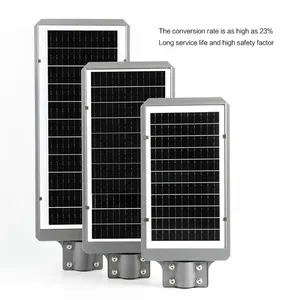 Bopu Aluminium Behuizing Geïntegreerd 100W 150W 200W Waterdicht Ip65 Solar Led Straatlantaarn