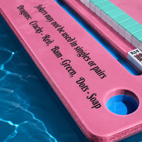 Table de jeu de mahjong et de dominos pliable et portable en caoutchouc, moderne et personnalisée, pour bord de piscine, écologique, durable, résistante à l'eau, pour 4 joueurs