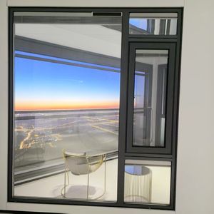 EE. UU. Resistente al viento Resistente a la intemperie Aleación de aluminio Out-Swing Windows Aislamiento térmico Aire hermético Puente <span class=keywords><strong>roto</strong></span> Persianas de malla Exterior - Product Image 2